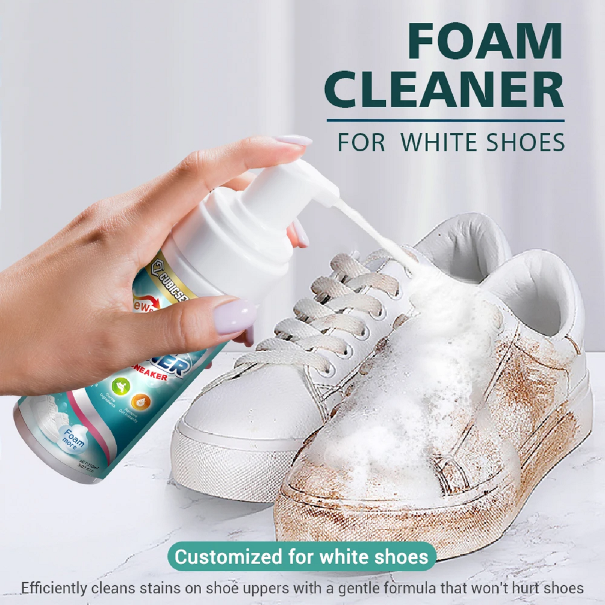 White Sneaker Shoes Cleaner