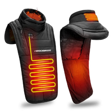 Motorcycle Heated Scarf – Windproof USB Neck Warmer for Winter