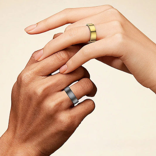 Smart Ring – Health And Sleep Tracker 5 ATM Waterproof Wireless Charging