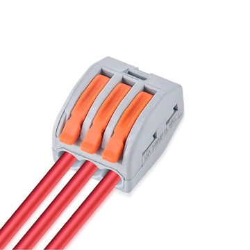 Mini Quick Lever Wire Connectors Compact Electrical Splicing Terminal Box