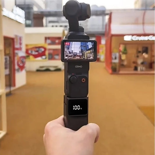 Portable Battery Handle for DJI Osmo Pocket 3/4 5000mAh Camera Power Grip Charger