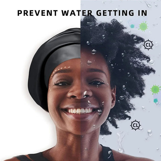 Extra-Large Silicone Swimming Cap – Soft Comfortable Fit for Long Hair and Braids