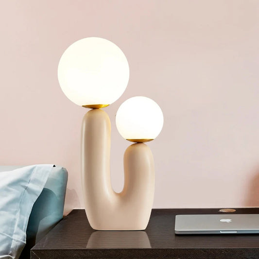 Creative Nordic Art Resin Double-ended Table Lamp