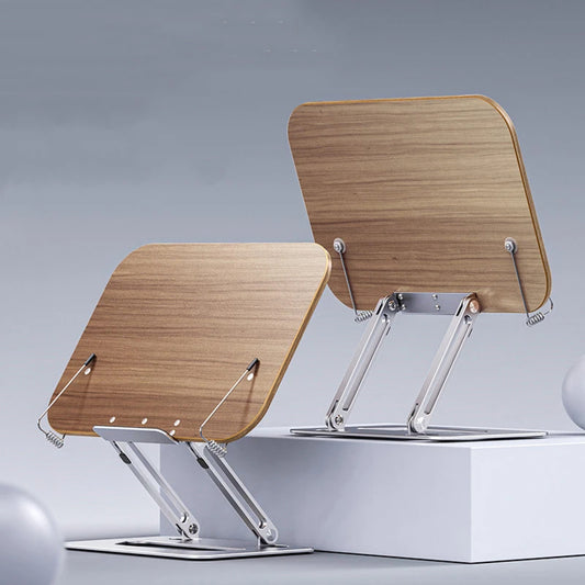 Adjustable Foldable Aluminum Stand – Laptop Tablet and Book Holder