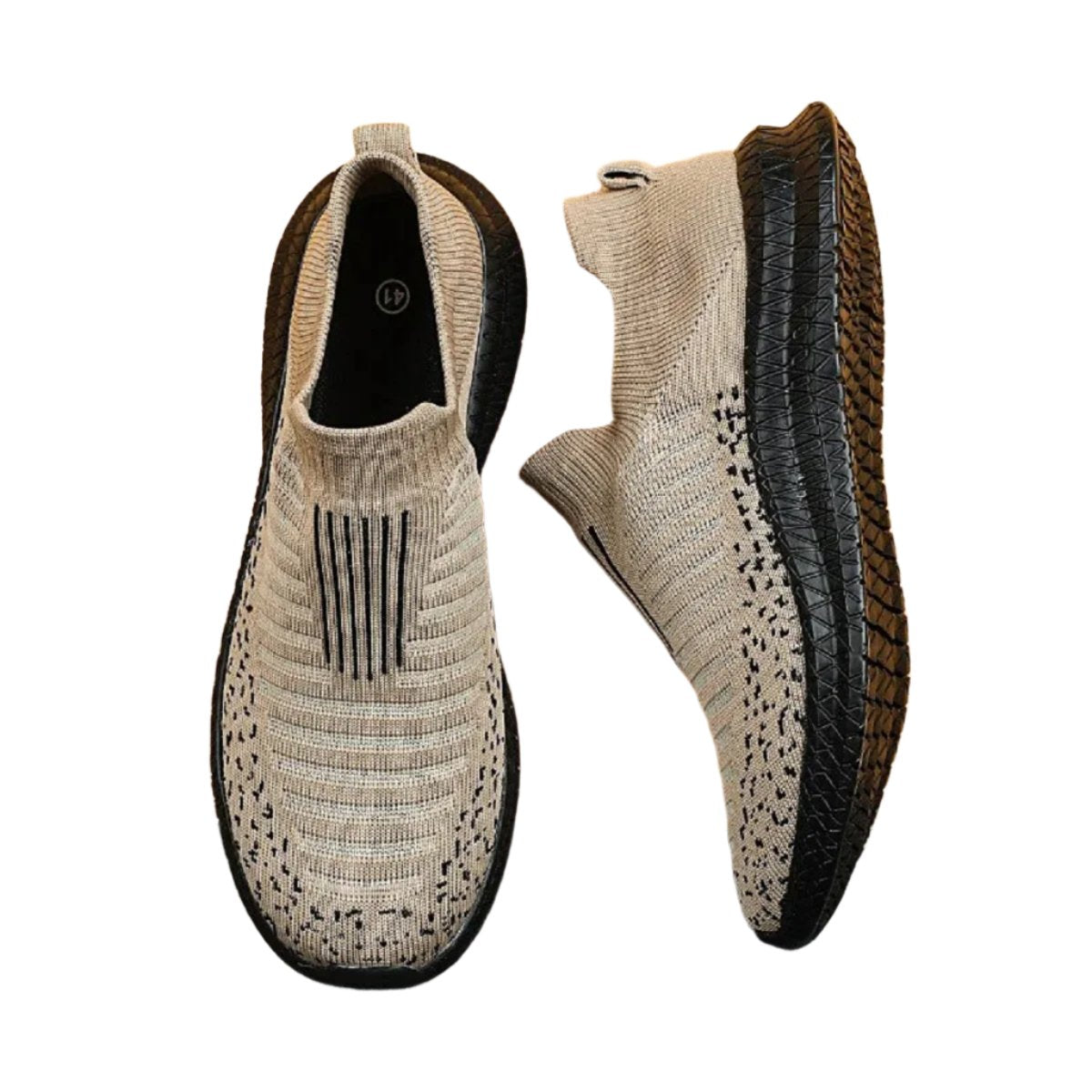 Men's Breathable Walking Sneakers Sock Jogging Shoes