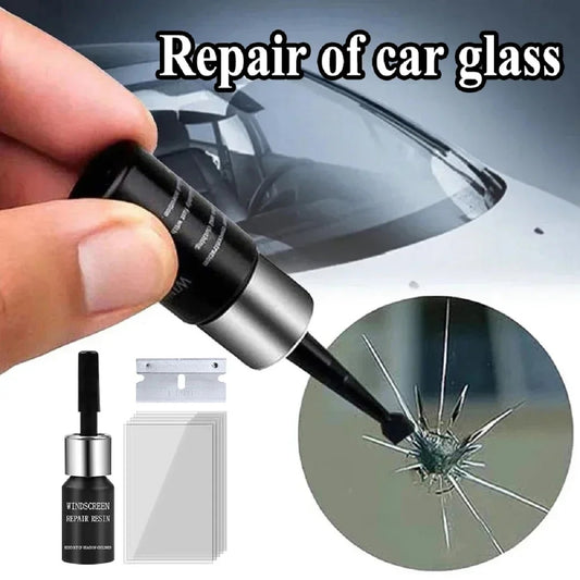 Car Glass Repair Kit – Fix Cracks Scratches on Windshields And Windows