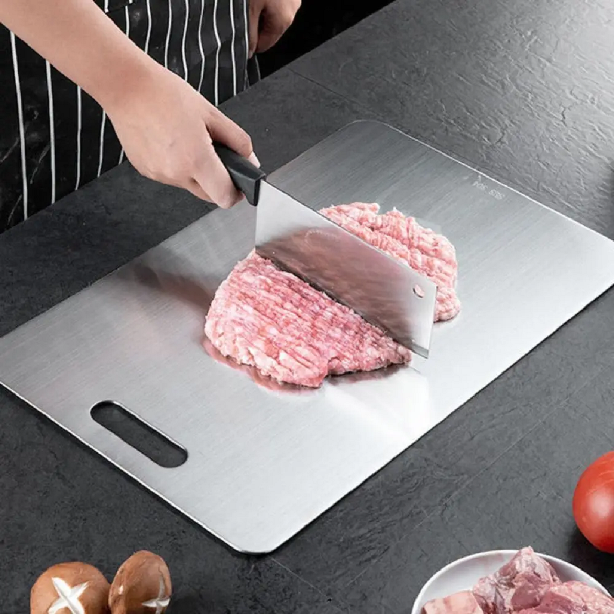 Stainless Steel Antibacterial Food Grade Cutting Board