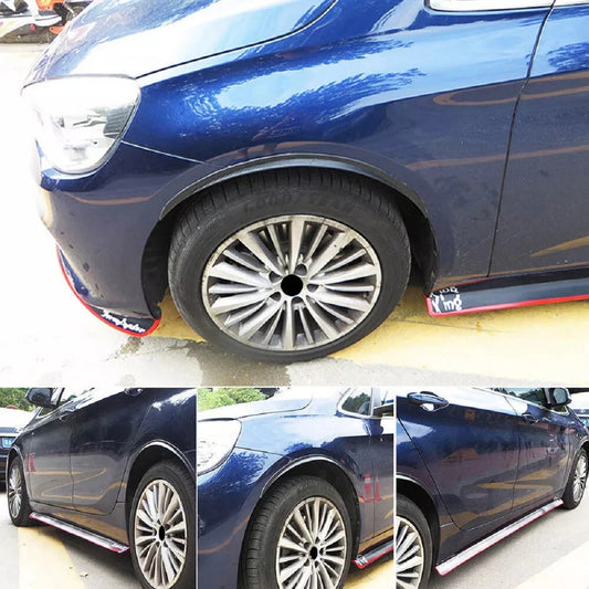 2Pcs Car Wheel Fender Trim – Tire Eyebrow Protector Strips