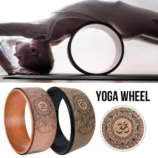 Natural Cork Wheel – Backbend And Stretch Support for Pilates Relaxation