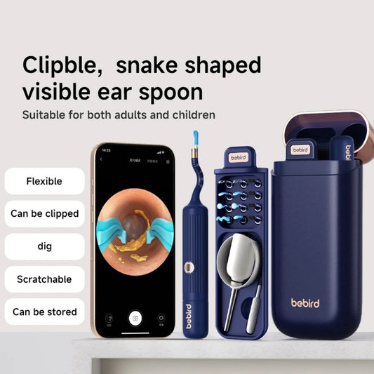 Visual Earpick – Bendable All-in-One Earwax Removal Kit