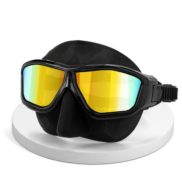 Professional Anti-Fog HD Diving Mask Large Frame Goggles for Snorkeling & Scuba Diving