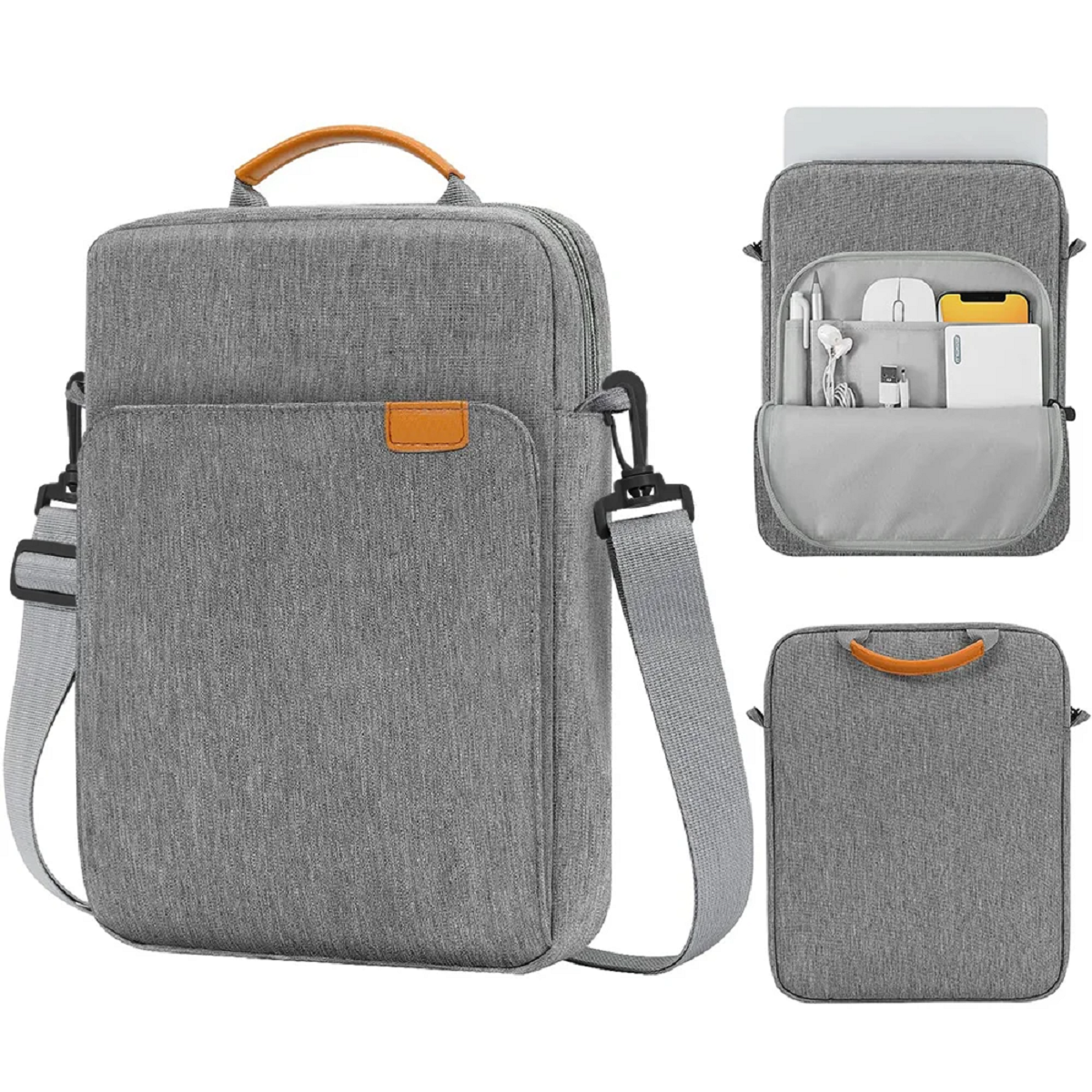 Tablet Sleeve Bag Handle Carrying Case with Shoulder Strap