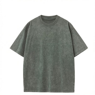 Oversized Vintage Washed T-Shirt Heavyweight Cotton Streetwear Tee