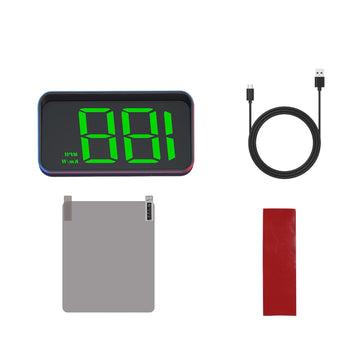 HD GPS Car Head-Up Display Speedometer Digital HUD Windshield Projector