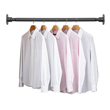 Adjustable Closet Rod – Heavy-Duty Clothes Hanging Bar Organizer