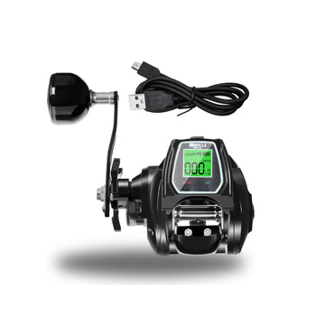 Electronic Fishing Reel Baitcasting Waterproof Catfishing