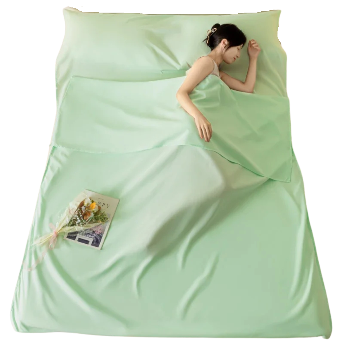 Sleeping Bag Liner – Lightweight Cotton Travel Sheet for Camping and Hotels