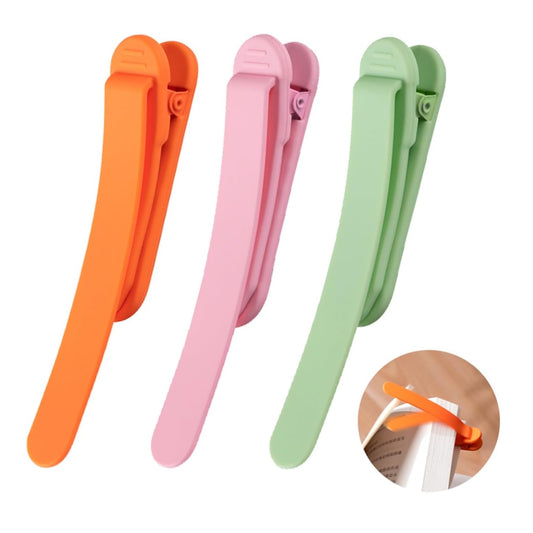 3pcs Silicone Smart Page-Turning Bookmark