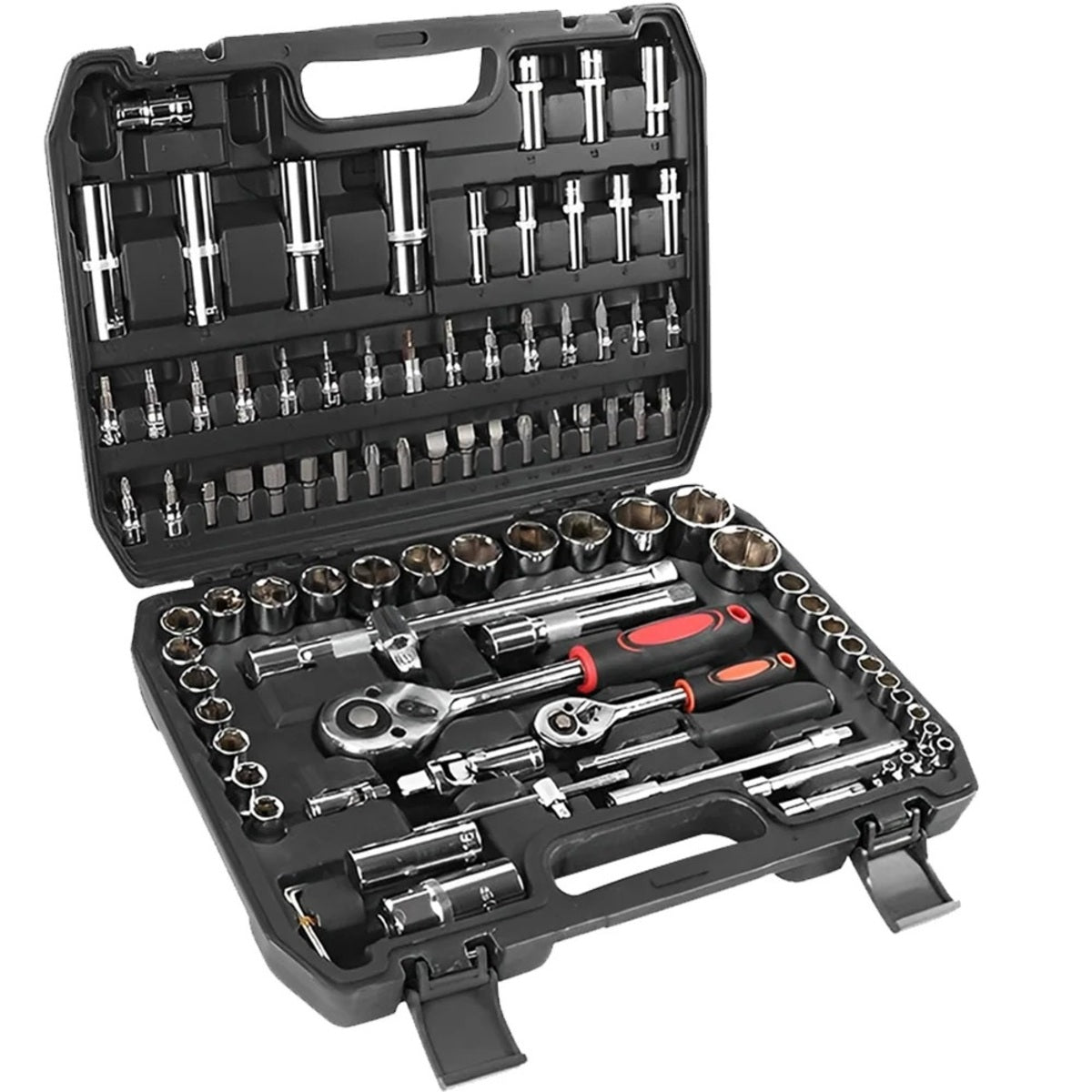 94-Piece Ratchet Wrench Set – Car Repair Tool Kit with Sockets & Bits