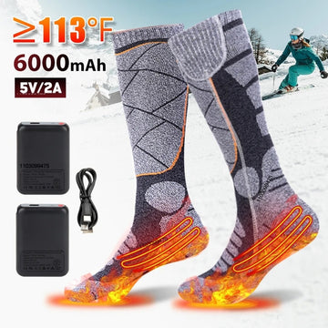 Heated Socks – Rechargeable Electric Thermal Winter Socks