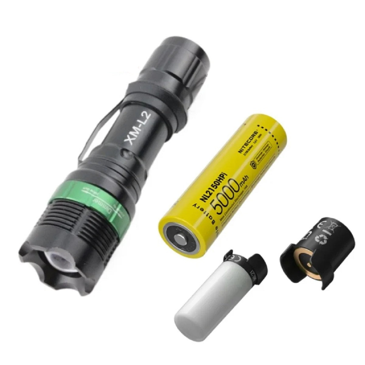 Intelligent Battery System Ultra Bright Rechargeable Flashlight