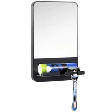 Shower Mirror Fogless for Shaving with Razor Holder