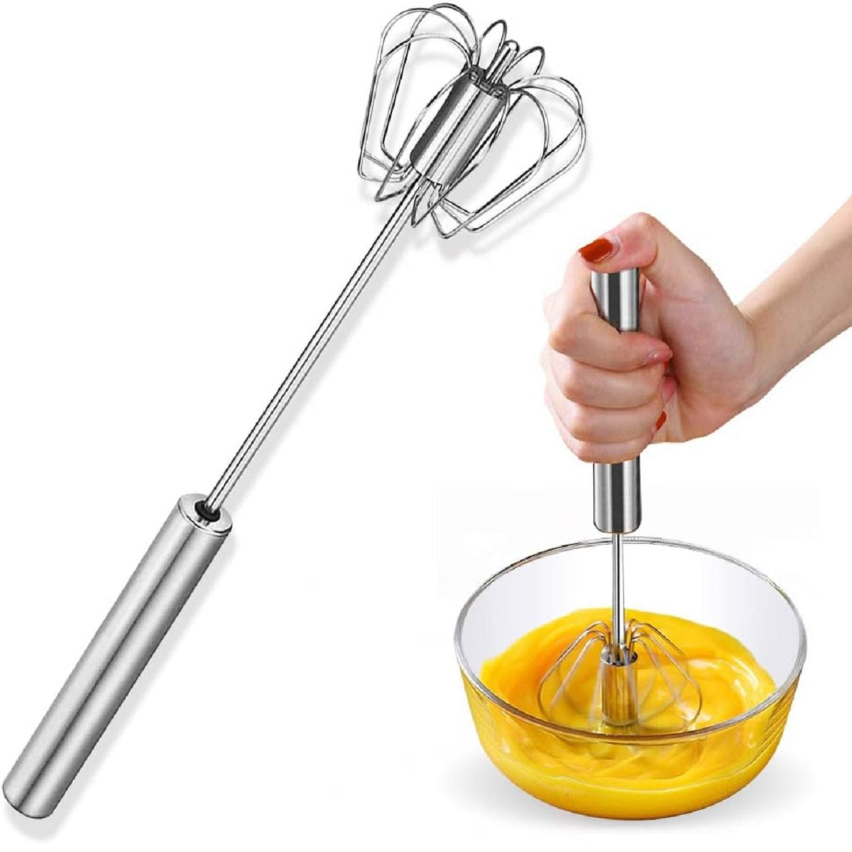 Semi-Automatic Egg Beater