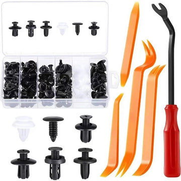 Car Fastener Clips Kit Push Retainer Pins for Bumper Door & Trim Panels
