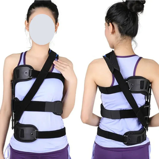 Adjustable Spinal Support Brace Breathable Aluminum Alloy Back Support