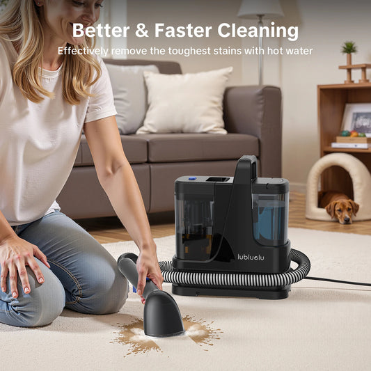 100°C Carpet Steam Cleaner Hot Water Upholstery Cleaner for Rugs Sofas & Mattresses