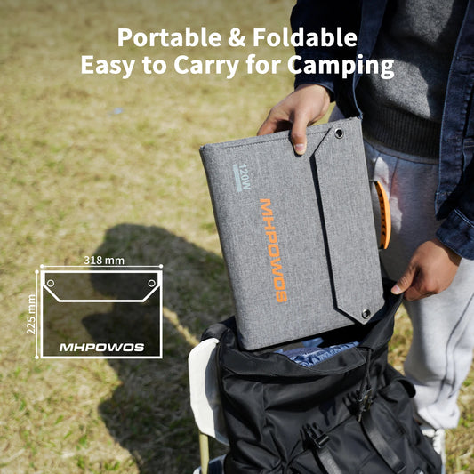 Portable Foldable Solar Panel – High-Efficiency Solar Charger for Camping & RV