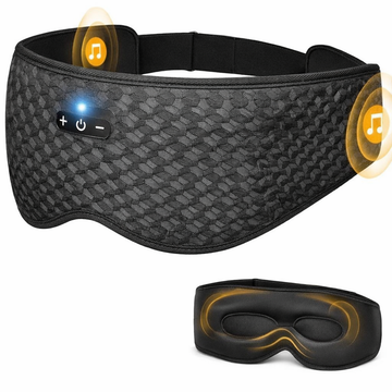3D Bluetooth Sleep Mask with Wireless Headphones Blackout Comfortable Eye Mask