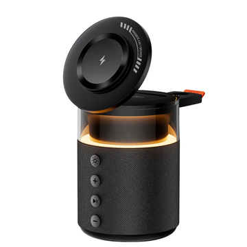 5-in-1 Magnetic Wireless Charging Station with Speaker & Night Light