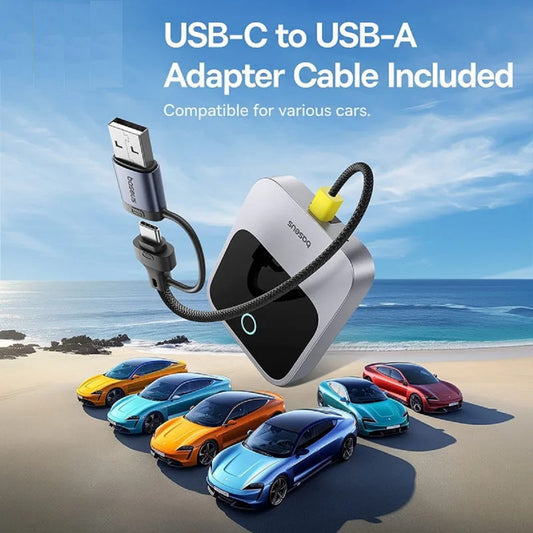 Wireless CarPlay Adapter – Plug And Play Bluetooth Converter for Auto Connection