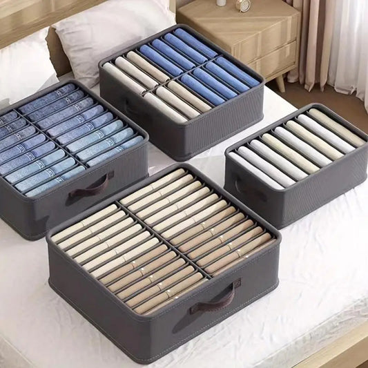 Wardrobe Clothes Storage Box – Foldable Sweater & T-Shirt Organizer with PP Board