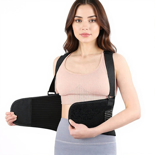 Back Support Belt – Adjustable Lumbar Brace for Heavy Lifting and Lower Back Pain Relief