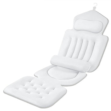 Non-Slip Bath Pillow with Neck & Back Support Air Mesh Bathtub Cushion