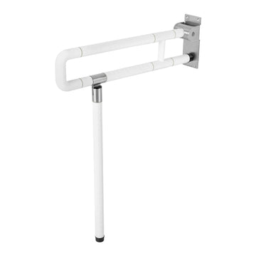 Foldable Toilet Grab Bar Handle Wall-Mounted Bathroom Safety Support Rail