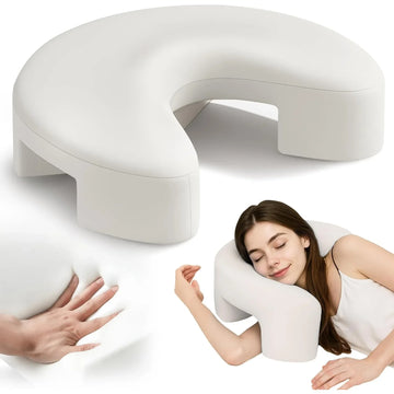 Memory Foam U-Shaped Neck Pillow for Side Sleepers Neck & Shoulder Support