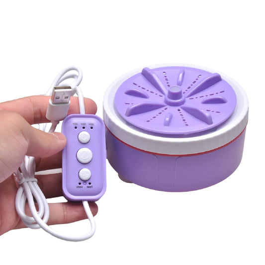 Mini Portable Rotating Turbine Washing Machine