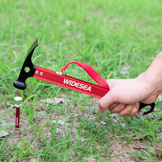 Aluminum Camping Hammer Durable Tent Stake Tool for Backpacking