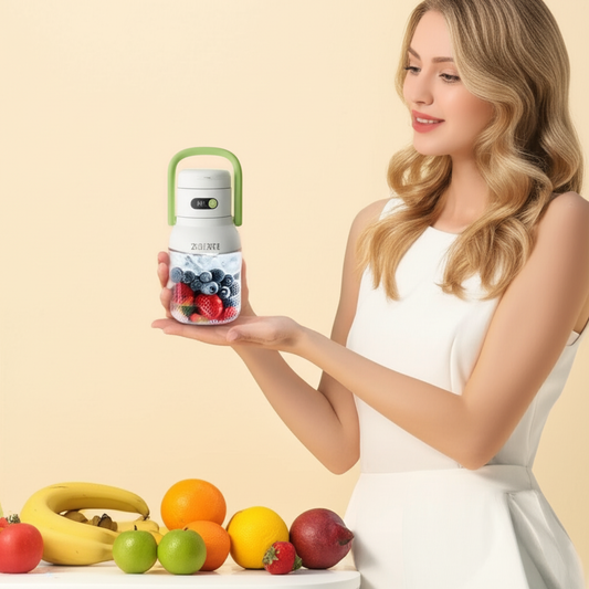 Portable Juicer Blender – 33 oz Vessel USB-C Rechargeable Easy-to-Clean Smoothie Maker