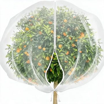 Fruit Tree Protection Net – Zipper Mesh Cover with Drawstring