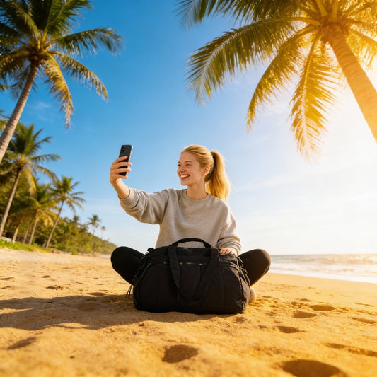 Women’s Travel Duffel Bag - Lightweight Gym & Weekend Tote with Waterproof Pockets