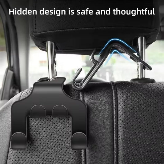 Car Back Seat Hook Phone Holder Headrest Hanging Mount for Mobile Devices