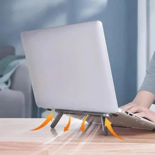 Portable Foldable Laptop Stand Adjustable Notebook Holder Cooling Riser