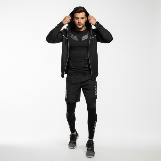 Men’s Running Suit – Quick-Dry Fitness Training Clothes