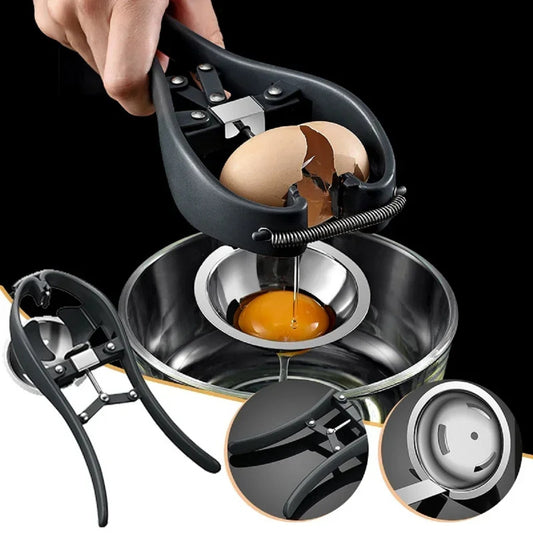 Stainless Steel Egg Opener Scissors – Manual Eggshell Cracker & Topper