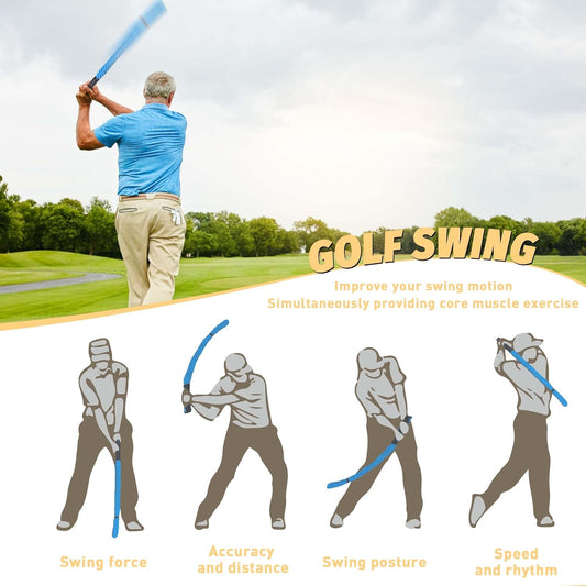 Portable Tennis Swing Trainer Rope Beginner Practice Aid for Stroke Training