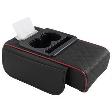 Leather Car Center Console Cover Universal Armrest Cushion Protector